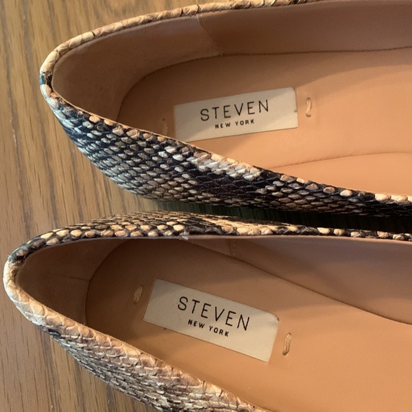 Steven New York Women’s Snake Skin Shoes Flats SZ 10 - Picture 4 of 6
